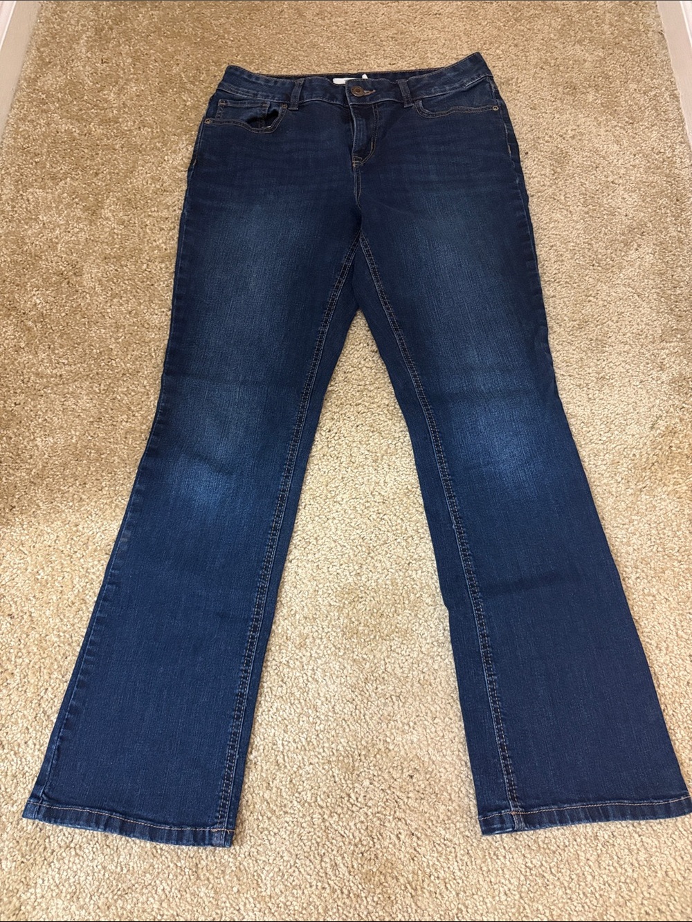 Maurice’s Women’s Dark Blue Stretch Bootcut Jeans